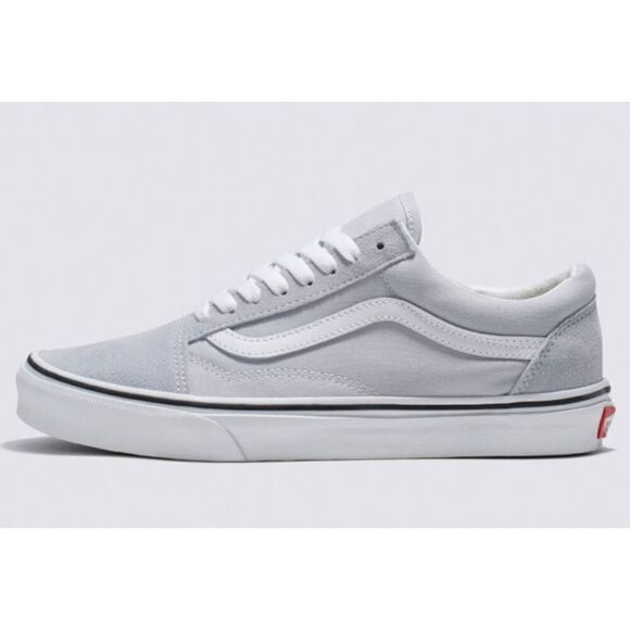 VANS Old Skool 'Grey Dawn/True White' Sneakers Size 5 - Picture 1 of 7